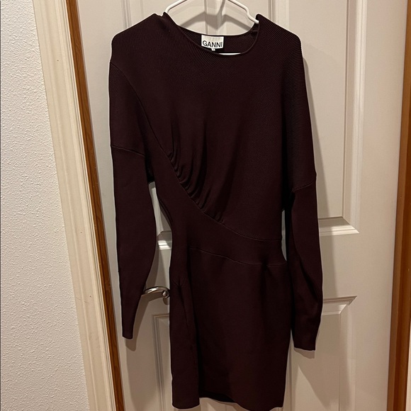 Ganni Ribbed Dress - Picture 4 of 7